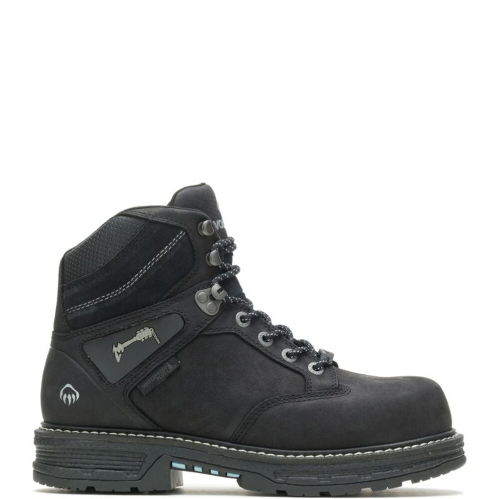 Wolverine Mens Hellcat 6" CarbonMax Black Boots (NWT)
